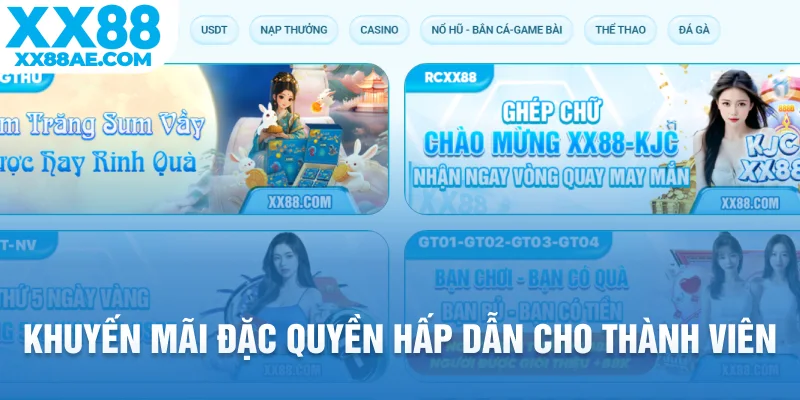 Khuyến mãi đặc quyền hấp dẫn cho thành viên